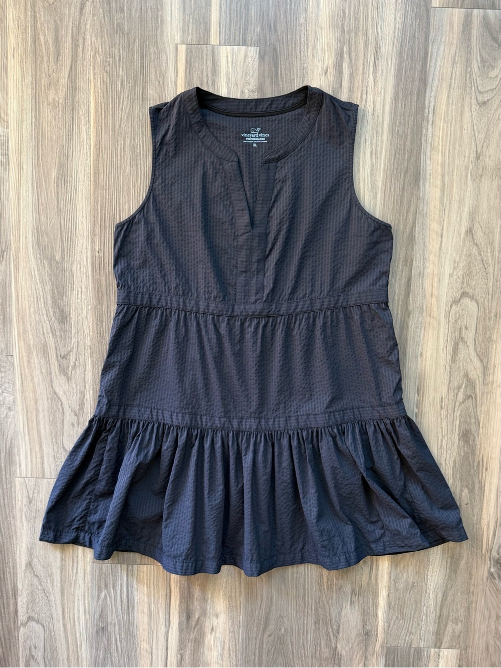 Vineyard Vines Tilly Harbor Sleeveless Dress in Black Size XL (16 - Picture 1 of 3
